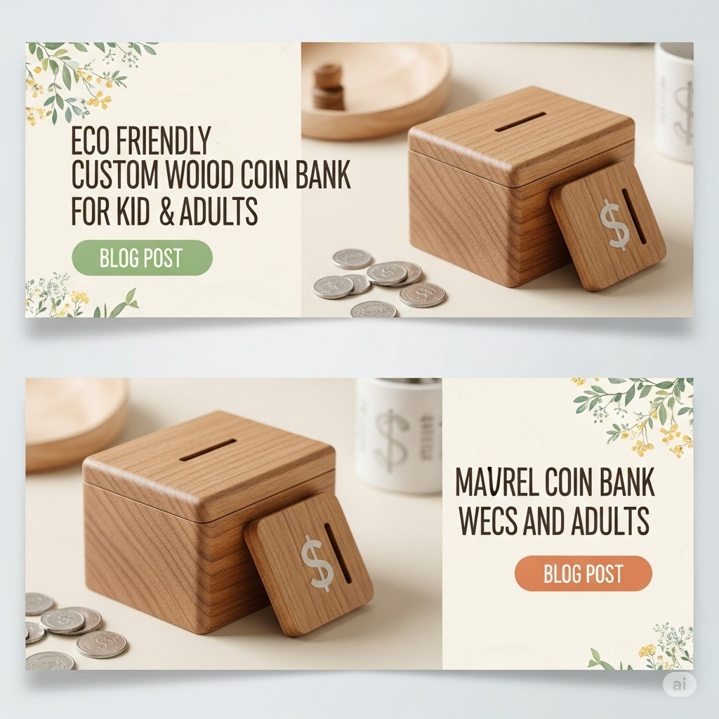 Wooden Money Box: The Perfect Gift for Kids & Adults to Save in Style